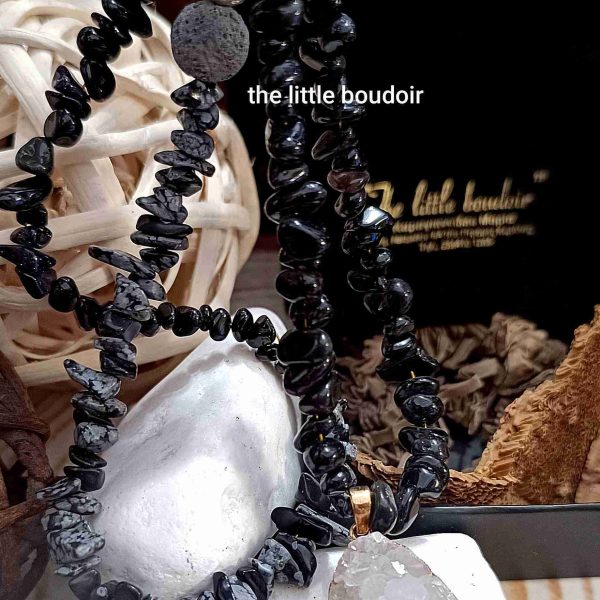 White Black jewel