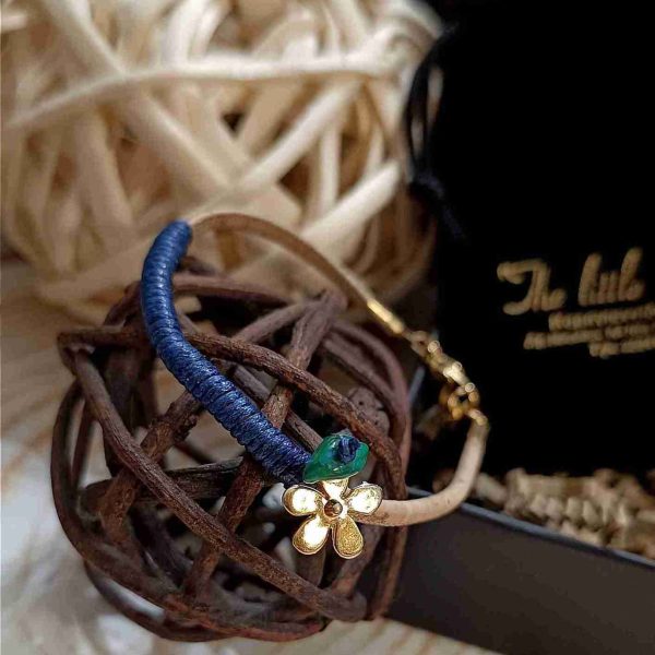 Green coral leather