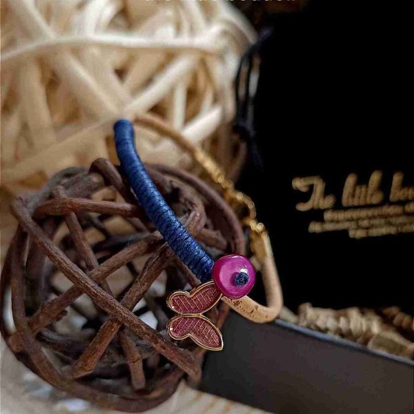 Pink coral leather