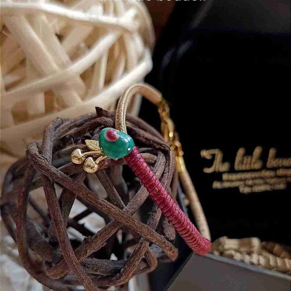 Green coral leather