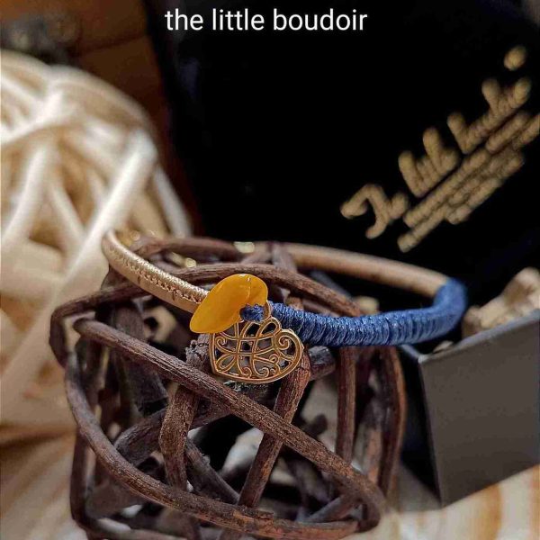 Yellow coral leather
