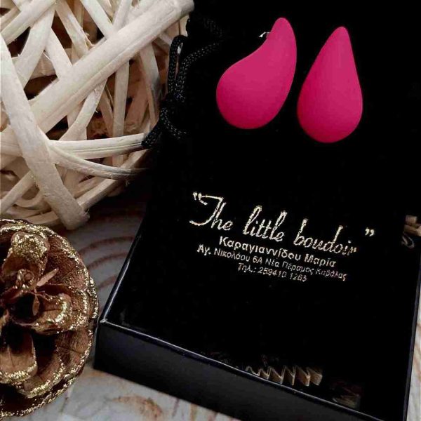 Pink acrylic drops