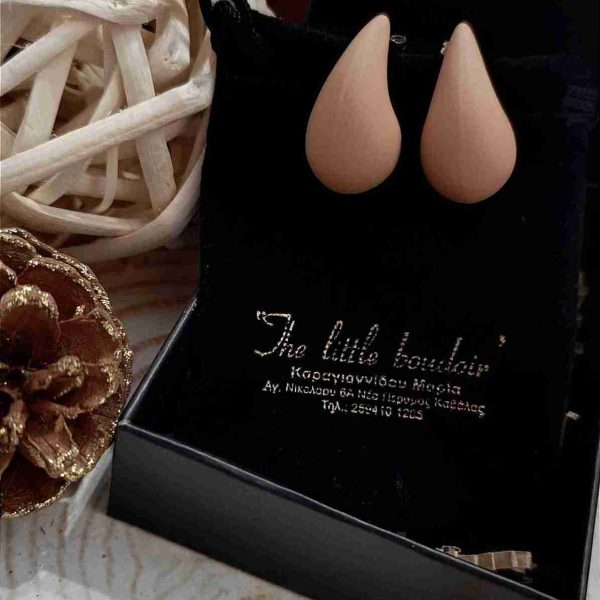 Beige acrylic drops