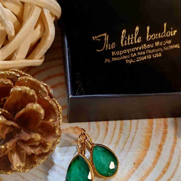 Green crystal drops