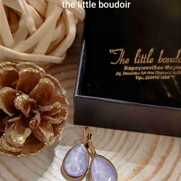 Purple crystal drops
