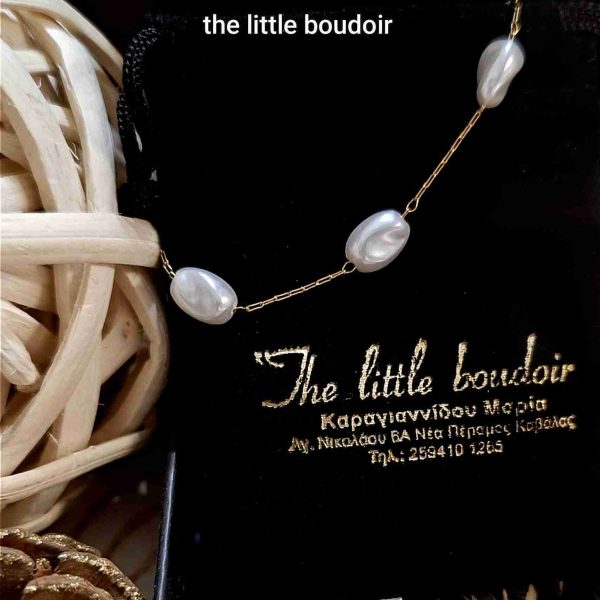 Leg stainless steel chain pearl