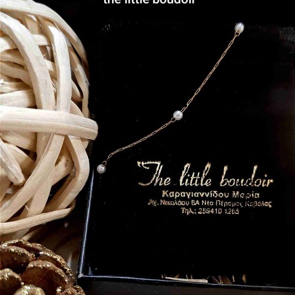 Leg stainless steel chain pearl