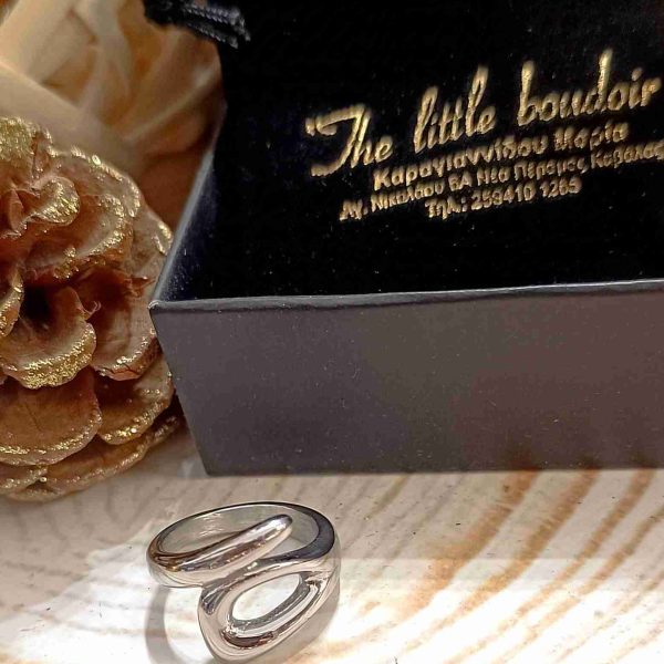 Silver stainless ring
