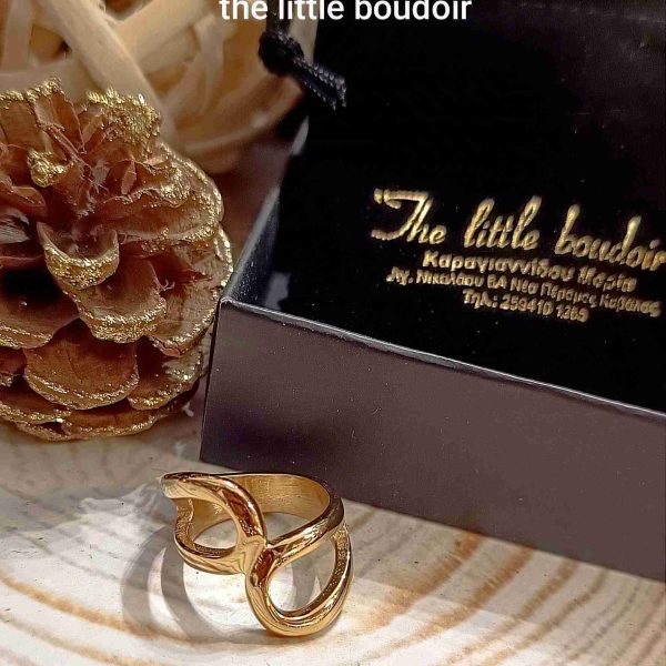 Gold stainless ring