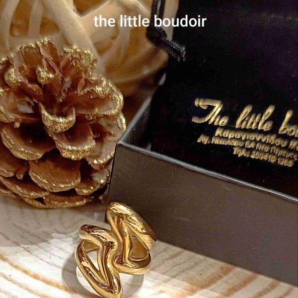 Gold stainless ring