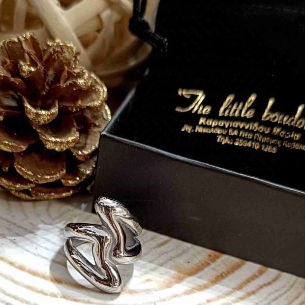 Silver stainless ring