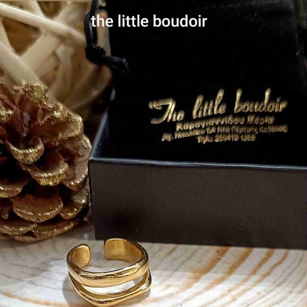Gold stainless ring