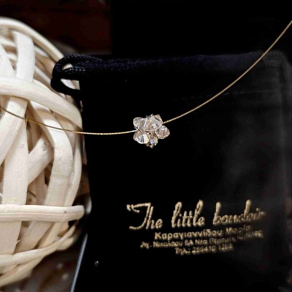Swarovski crystal flower