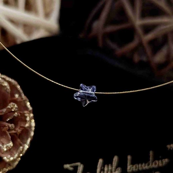 Swarovski crystal blue star