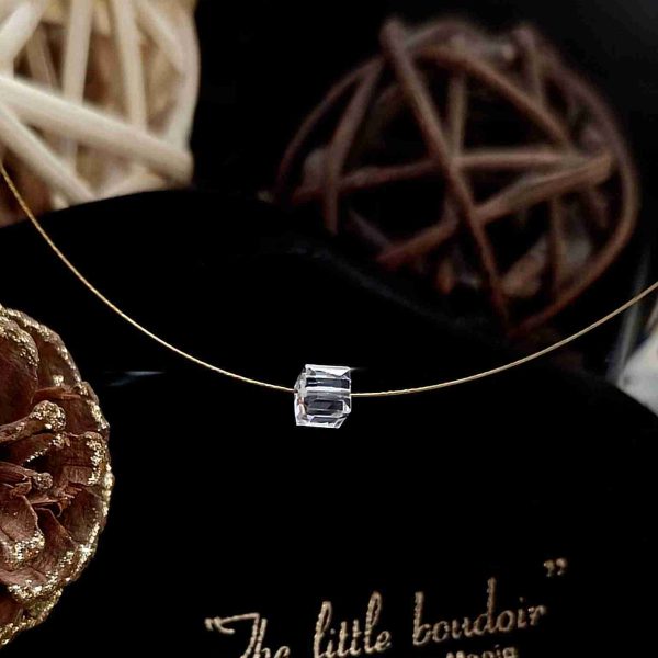 Swarovski crystal cube