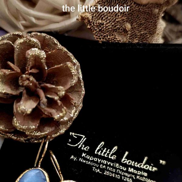 Light blue crystal drops (middle side)