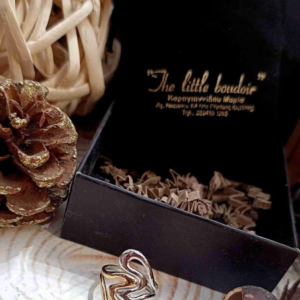 Double hearts ring