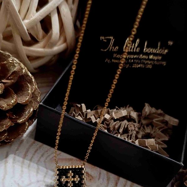 Black gold cross