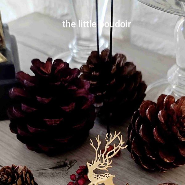 Deer Christmas charm
