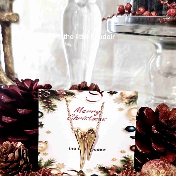 Διπλή καρδιά Christmas charm 26