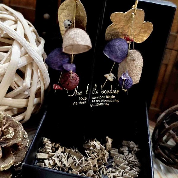 Golden leaves silk cocoons