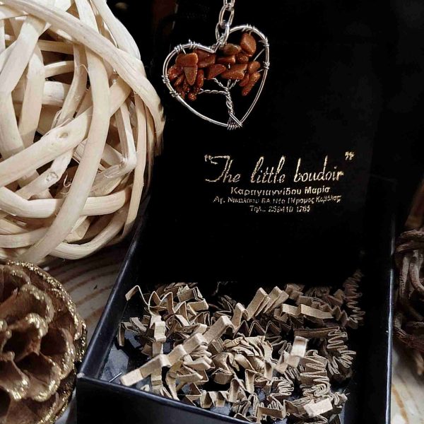 Chrysolite handmade heart keychain
